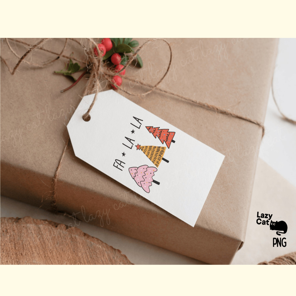 Hand Drawn Christmas Trees PNG Fa La La_ 2.png