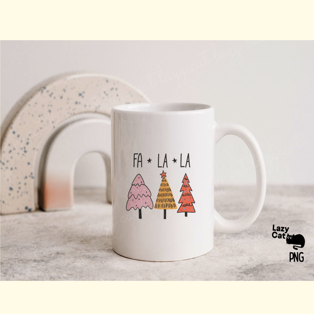 Hand Drawn Christmas Trees PNG Fa La La_ 5.png