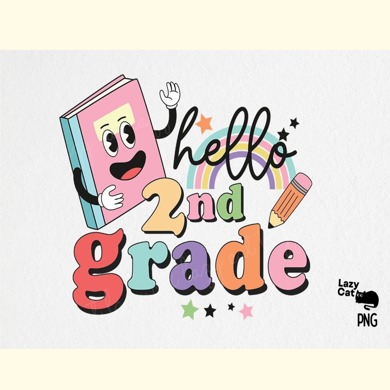 Hello 2nd Grade , School PNG Clipart.jpg