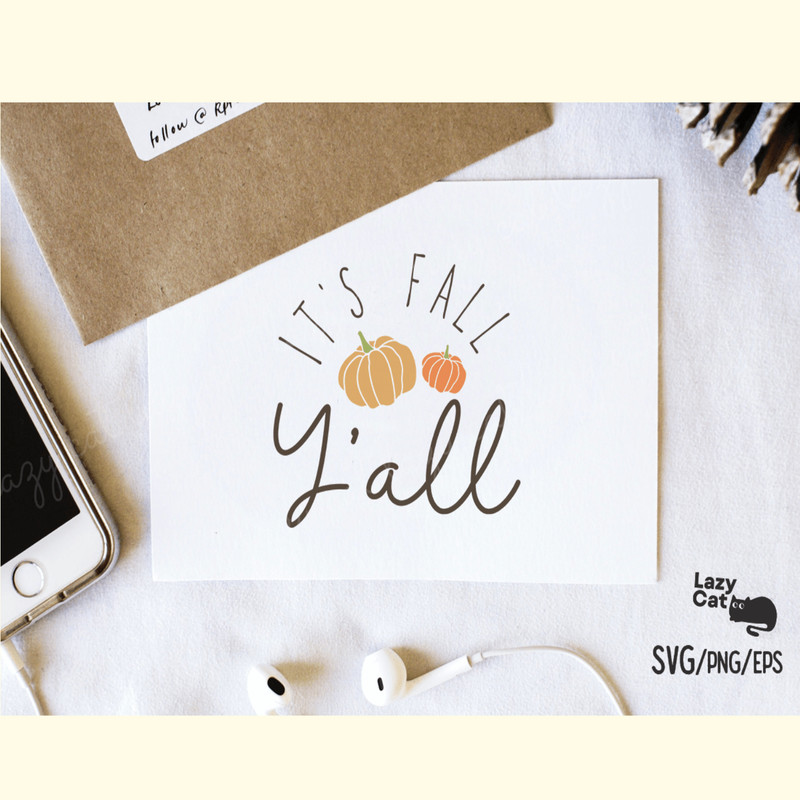 It's Fall Y'all Pumpkin SVG Design_ 3.png