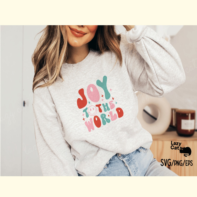 Joy to the World Christmas SVG Design_ 0.png