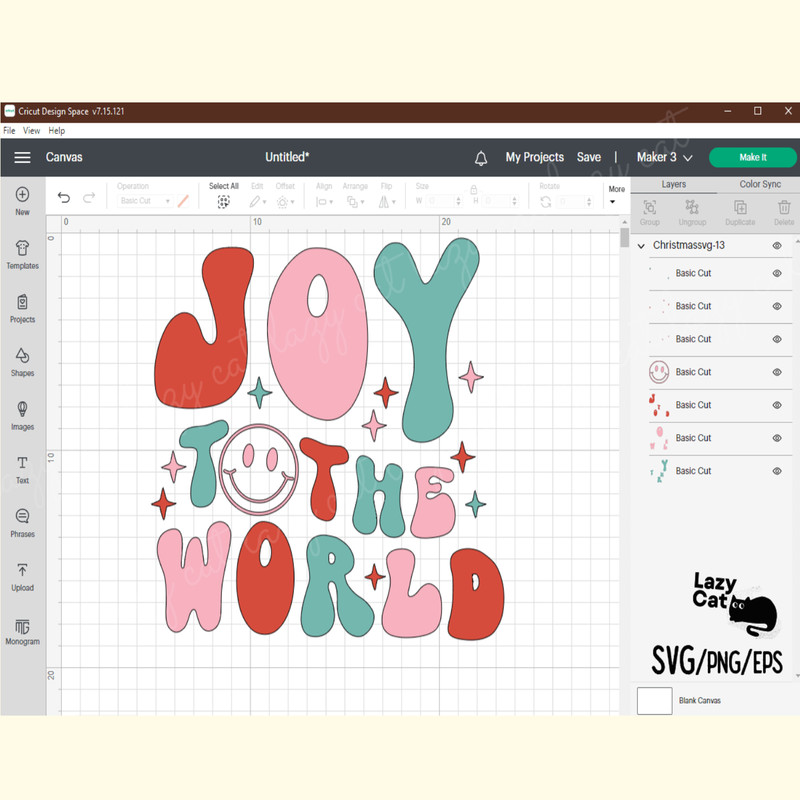 Joy to the World Christmas SVG Design_ 5.png