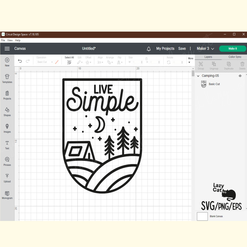 Live Simple Camping SVG Design_ 5.png