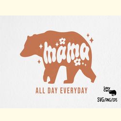 mama bear svg design
