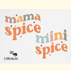 mama mini spice svg design