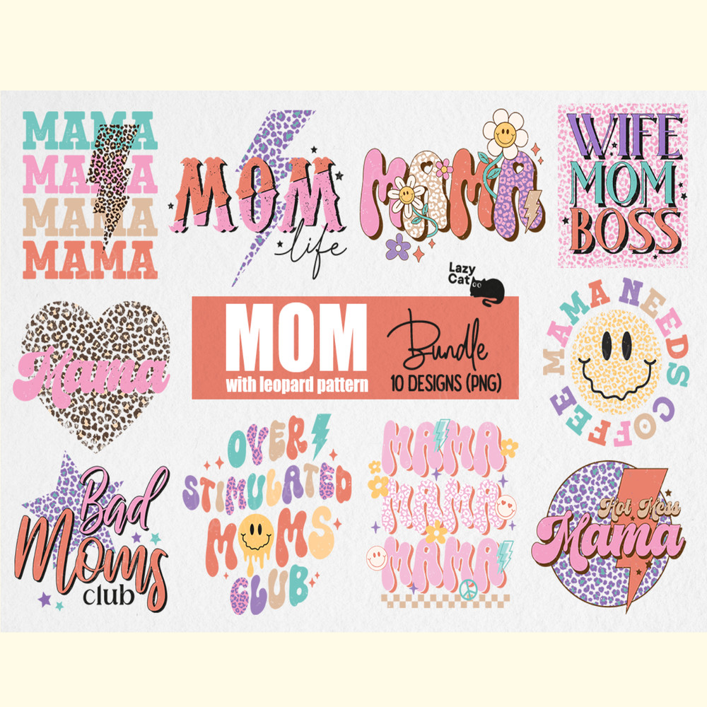 Mom Mama PNG Sublimation Bundle.png