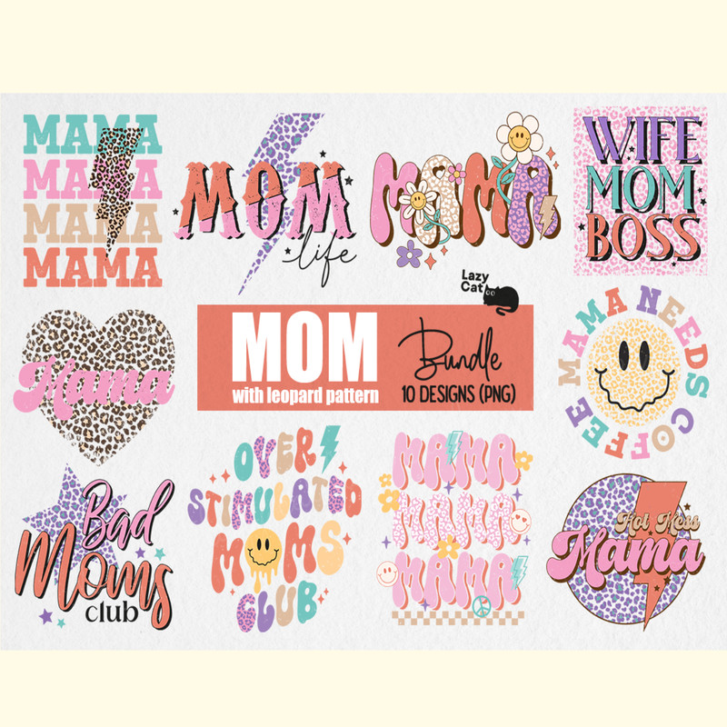 Mom Mama PNG Sublimation Bundle.png