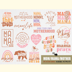 mother's day svg design bundle