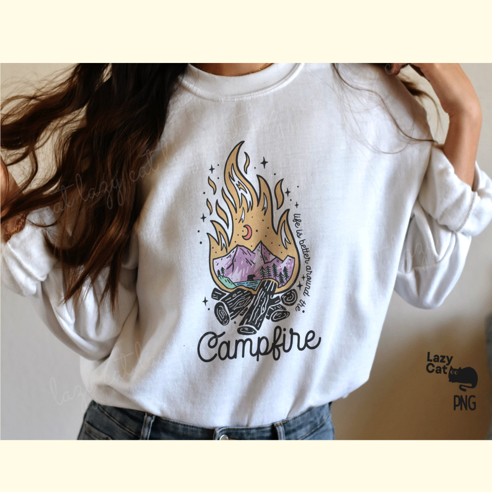 Mountain Campfire Quote PNG Sublimation_ 2.png