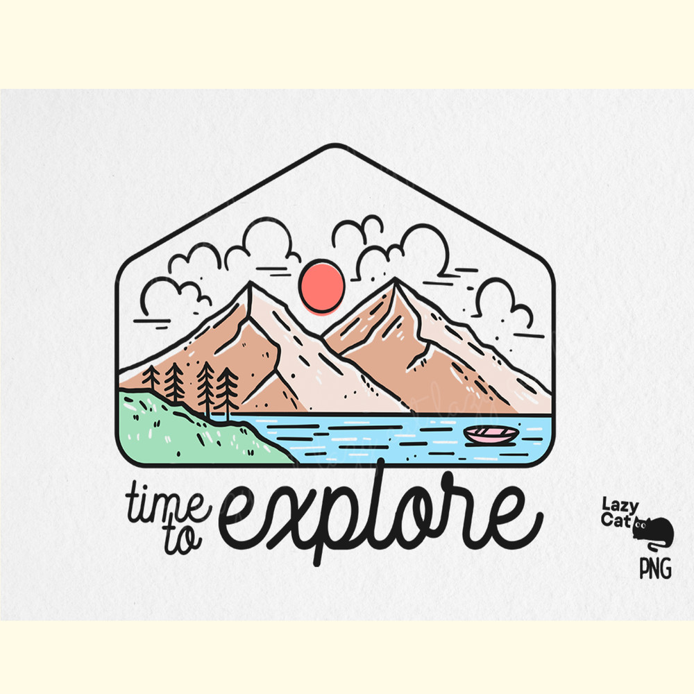 Mountains Explore PNG Sublimation.png