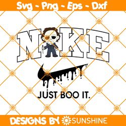 Nike Just Boo It x Baby Michael Myers Svg, Horror Character Svg, Nike Just Boo It Svg, Baby Michael Myers Svg, Halloween