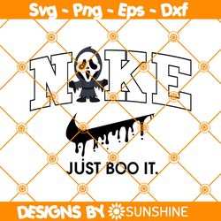 Nike Just Boo It x Baby Ghostface Svg, Horror Character Svg, Nike Just Boo It Svg, Baby Ghostface Svg, Halloween Horror