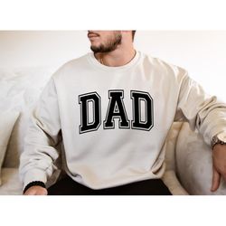 dad sweatshirt, cool dad crewneck, happy father's day, vintage style dad shirt, fatherlife shirt, funny father shirts, d