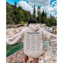 different ways say i love you in lyrics sweatshirt-hoodie, i love you lyrics sweatshirt, aesthetic hoodie,valentines shi