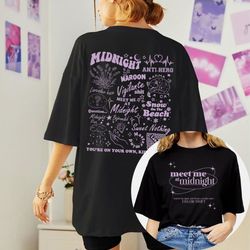 midnight shirt, eras tour t shirt, taylor swiftie shirt, midnights, the eras tour merch, taylor swiftie merch, midnight