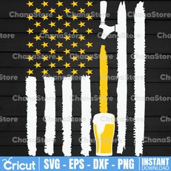 craft beer american flag usa svg, 4th of july brewery svg, beer lover brewer , patriotic usa beer, gifts for dad