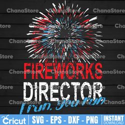 fireworks director svg 4th of july flag fireworks firecrackers independence day cut file png jpg vector