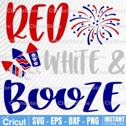 red white and booze svg, 4th of july svg, independence day svg, usa svg, funny 4th of july svg, 4th of july svg design,