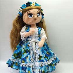 New doll handmade amigurumi Designer Interior Doll