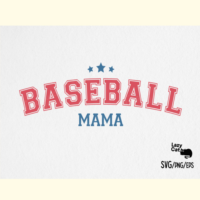 Retro Baseball Mama SVG Design.png