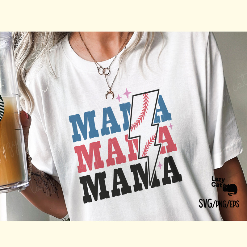 Retro Baseball Mama SVG Design_ 3.png