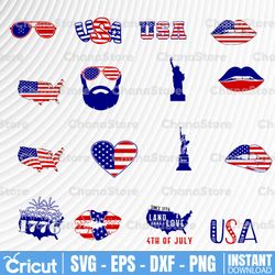 4th of july svg bundle, fourth of july svg, independence day svg, america svg, patriotic svg, 4th of july svg files