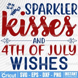 sparkler kisses 4th of july svg, july wishes svg, america svg, july 4th svg, independece svg cricut, july 4th clipart,