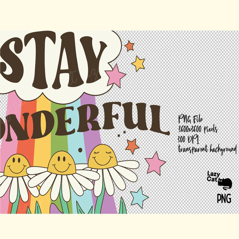 Retro Daisy Quote PNG Sublimation_ 0.png