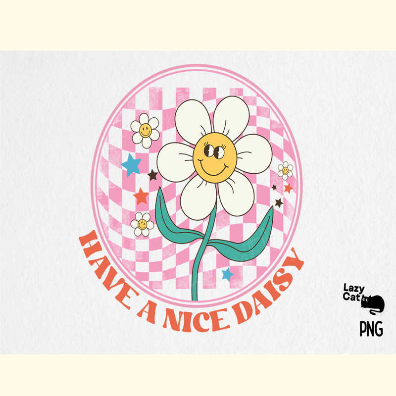 Retro Daisy Quote PNG Sublimation Bundle_ 0.png
