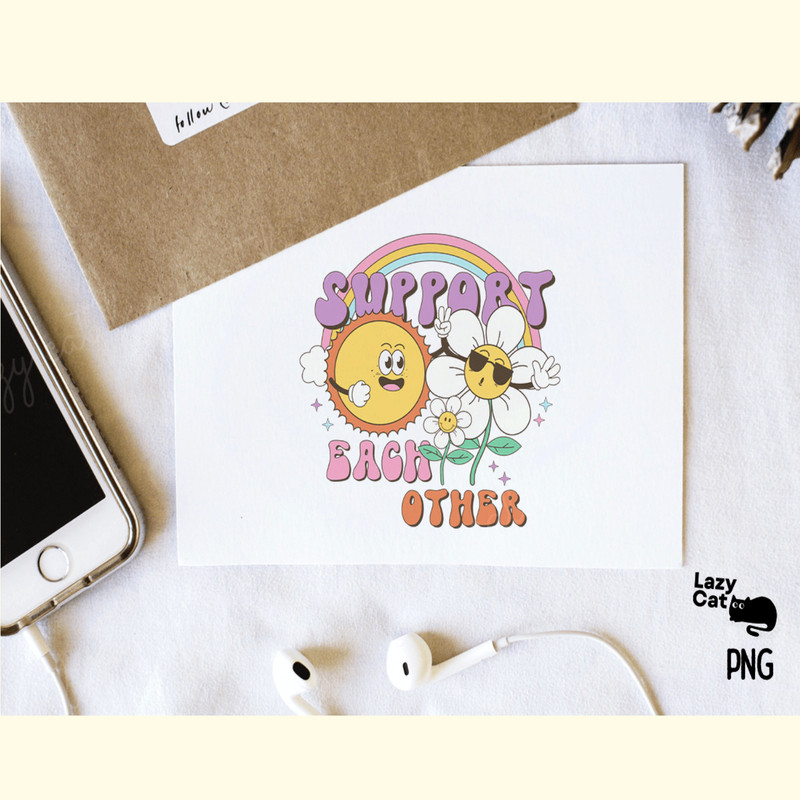 Retro Daisy Quote PNG Sublimation Bundle_ 13.png