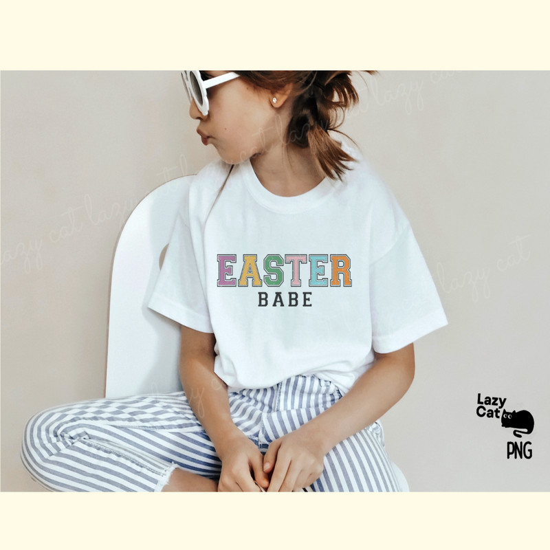 Retro Easter Babe PNG Sublimation_ 2.png