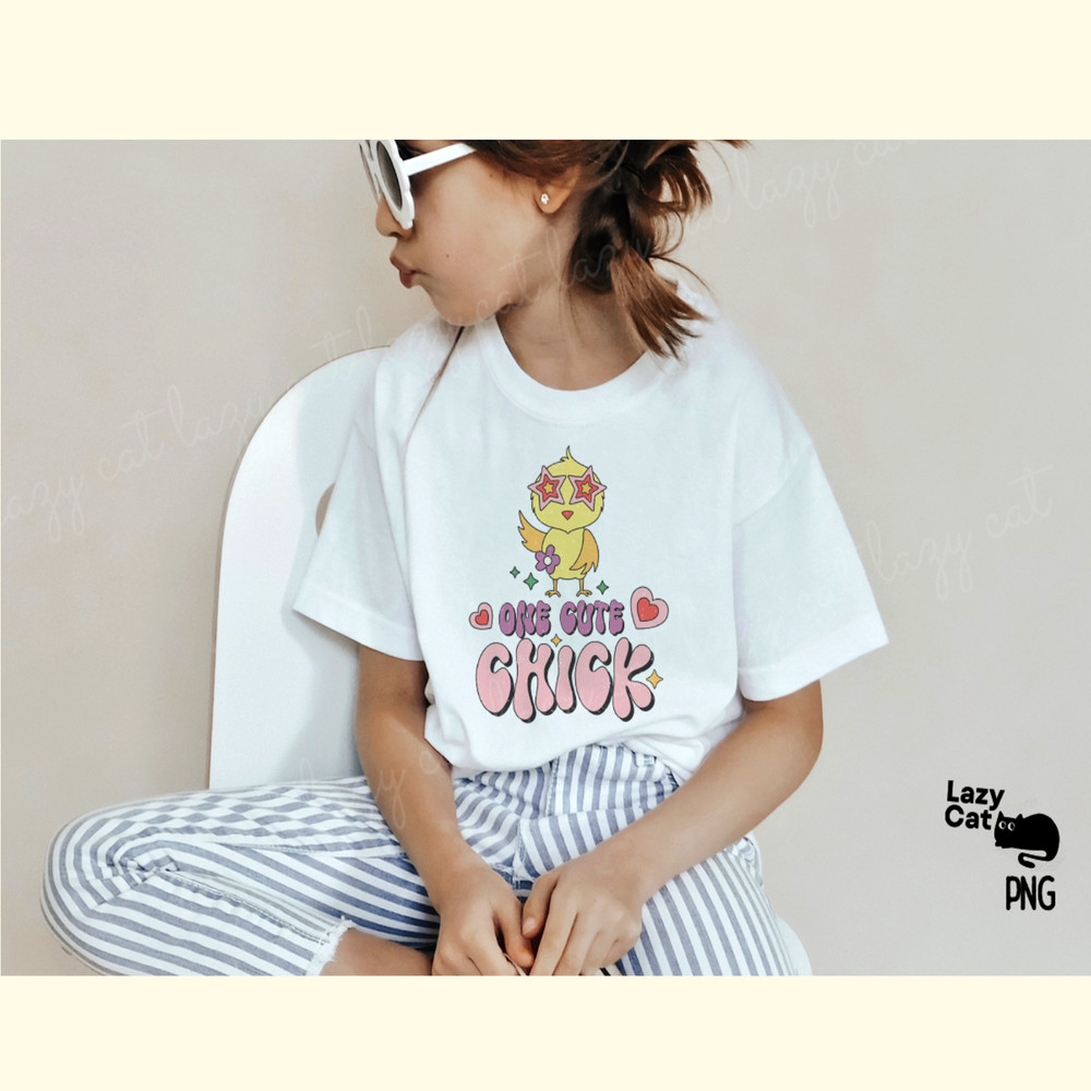 Retro Easter Chick PNG Sublimation_ 2.png