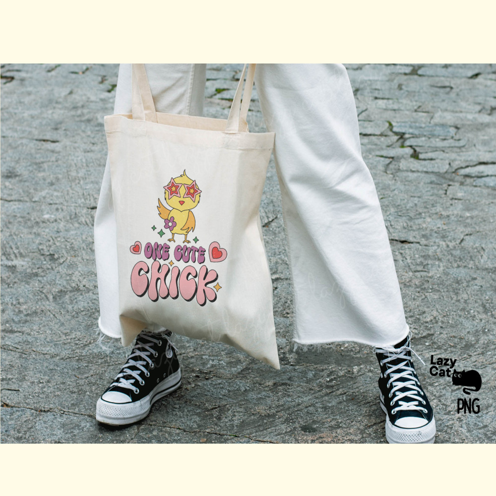 Retro Easter Chick PNG Sublimation_ 4.png