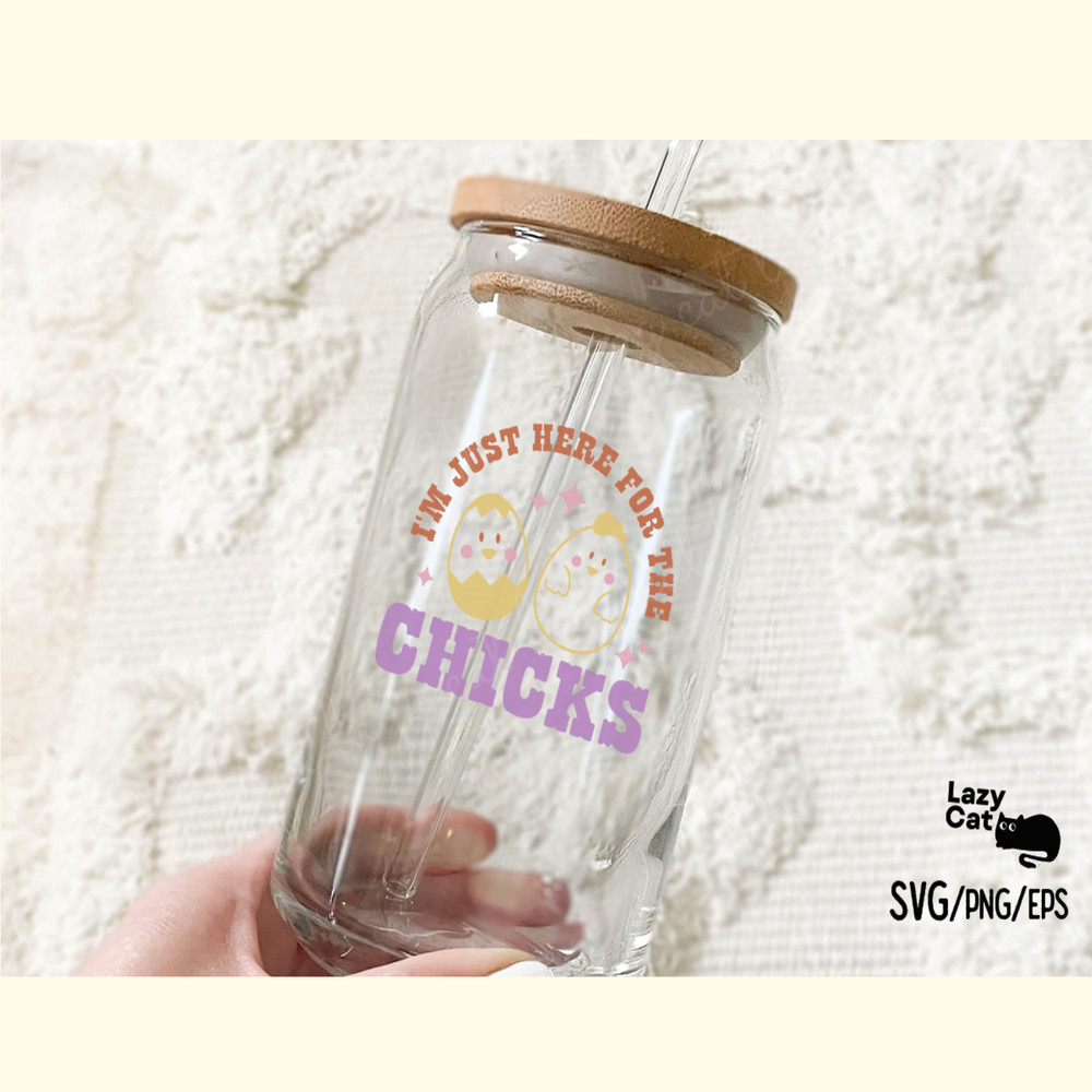 Retro Easter Chick Quote SVG Design_ 2.png