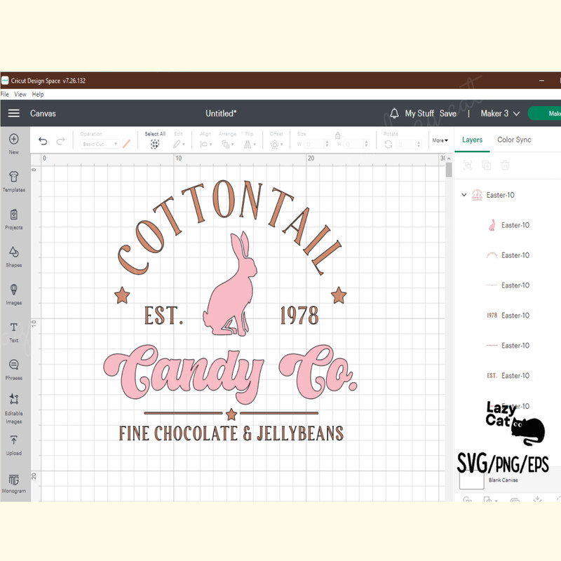 Retro Easter Sign SVG Design_ 4.png