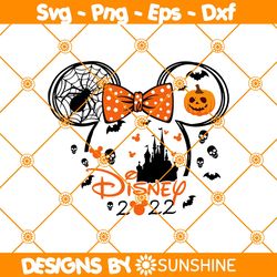 Halloween Disney Minnie 2022 Svg, Disney Halloween 2022 Svg, Minnie Mouse Halloween Svg, Disney Svg, File For Cricut