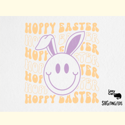 retro hoppy easter svg design