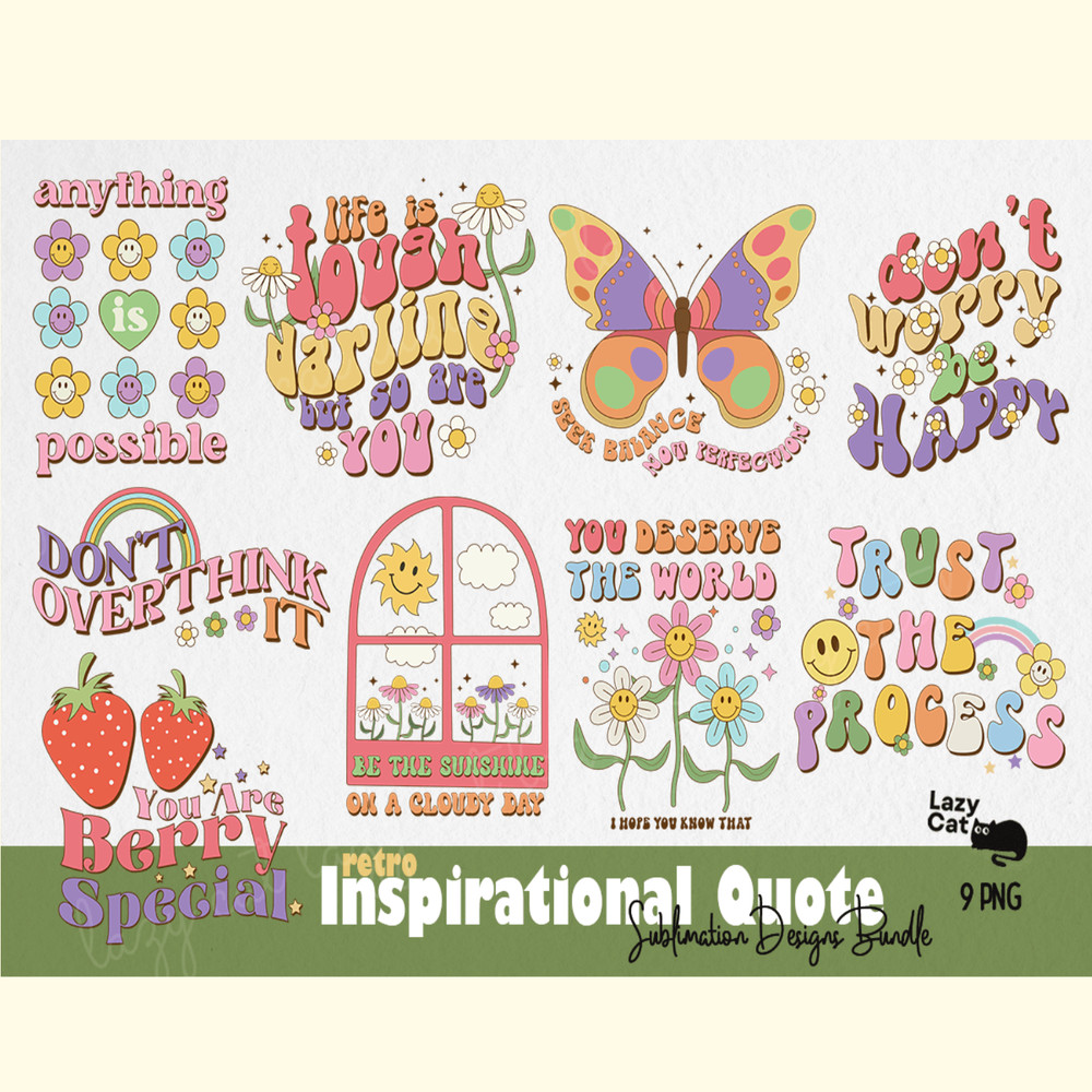 Retro Inspirational Quote PNG Bundle.png