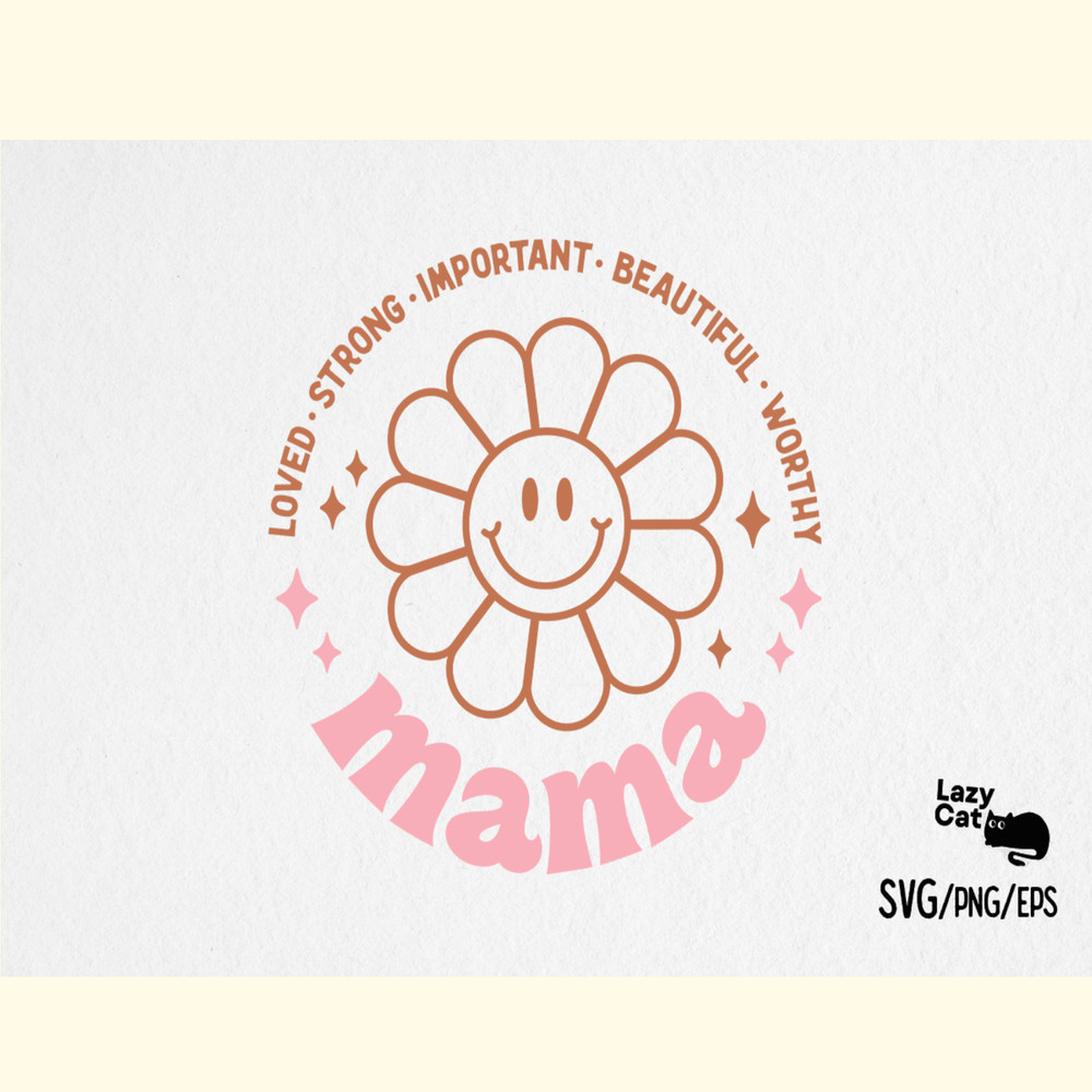 Retro Mama Quote SVG Design.png