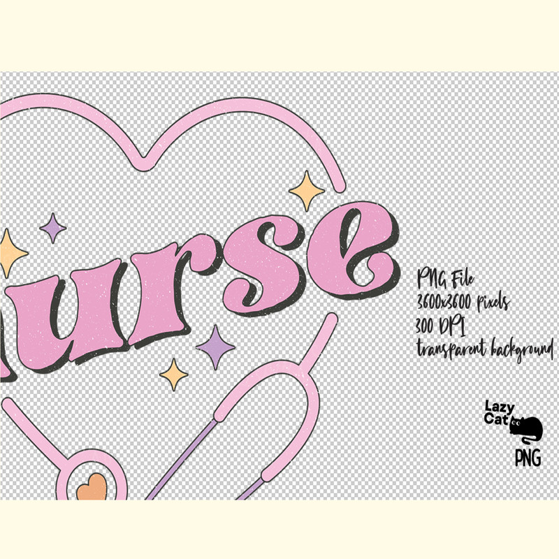 Retro Nurse Love PNG Sublimation_ 0.png