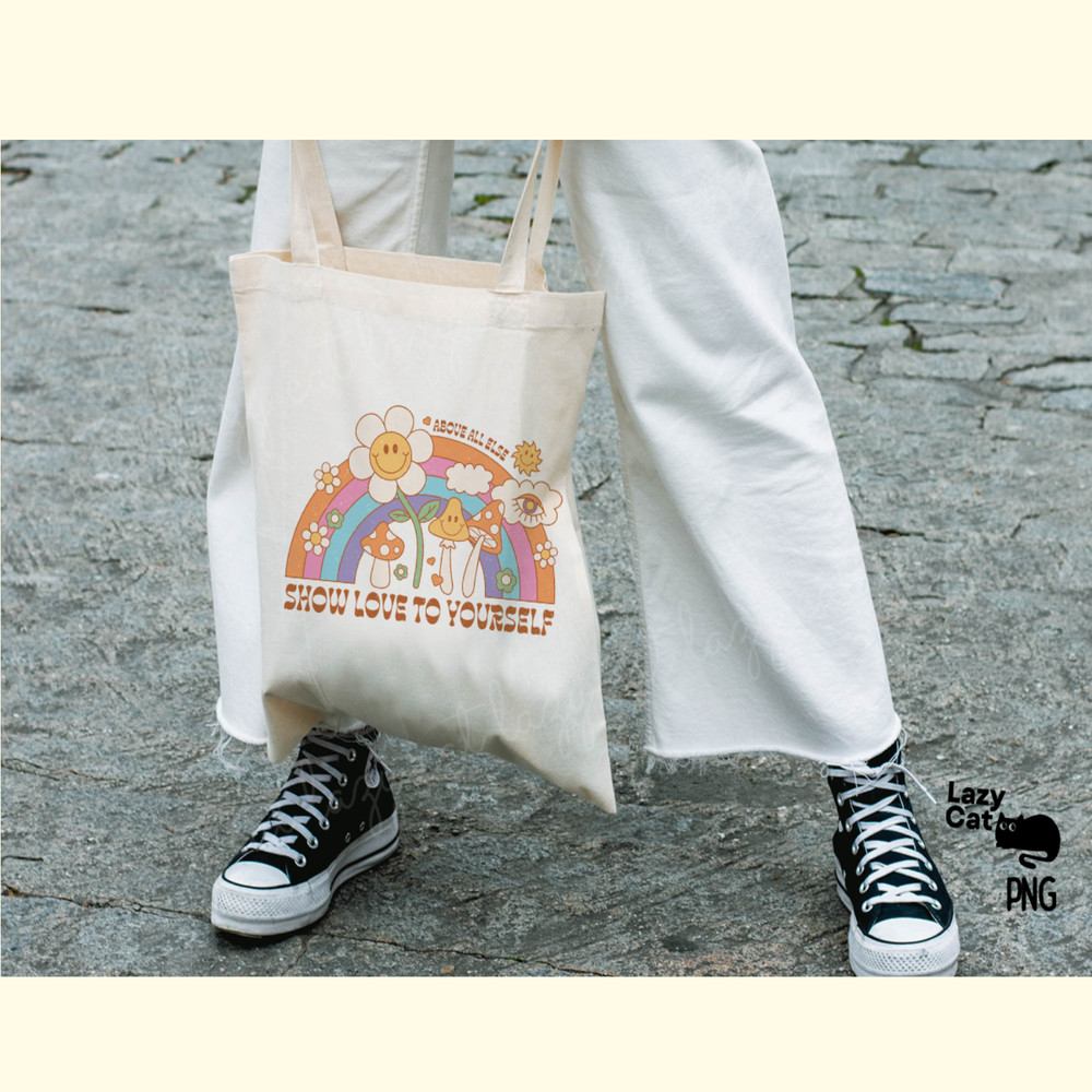 Retro Rainbow Quote PNG Sublimation_ 4.png