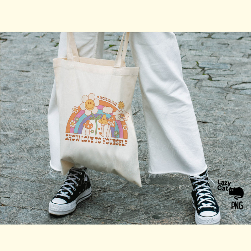 Retro Rainbow Quote PNG Sublimation_ 4.png