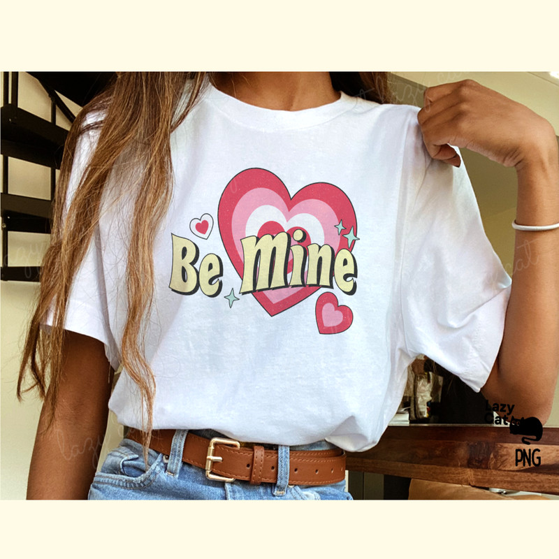 Retro Valentines Day Sublimation Be Mine_ 1.png