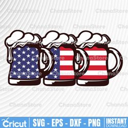 beer american flag 4th of july merica svg, 4th of july svg, funny independence day svg, drinking svg,