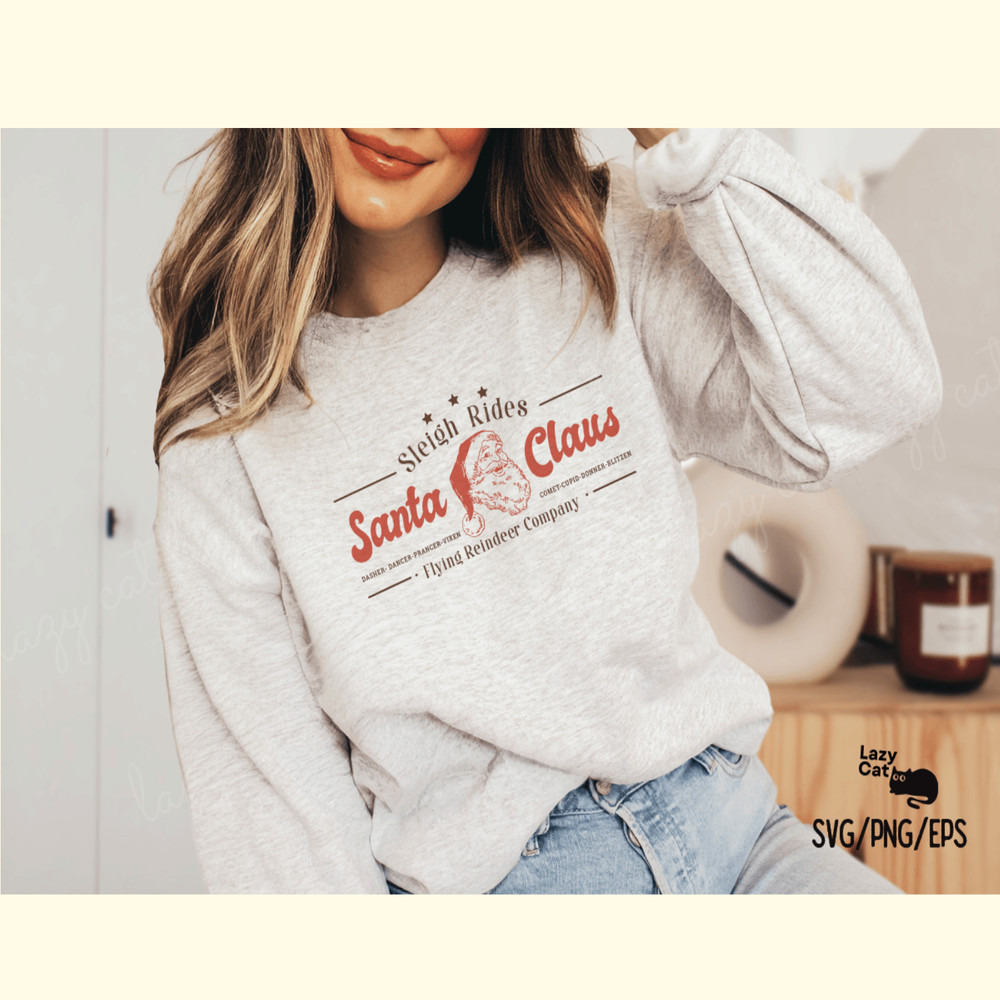 Santa Claus Christmas Sign SVG Design_ 1.png