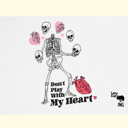 skeleton valentine's quote sublimation