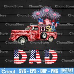 dad american flag truck png 4th of july sublimation png designs downloadsn digital download patriotic png design