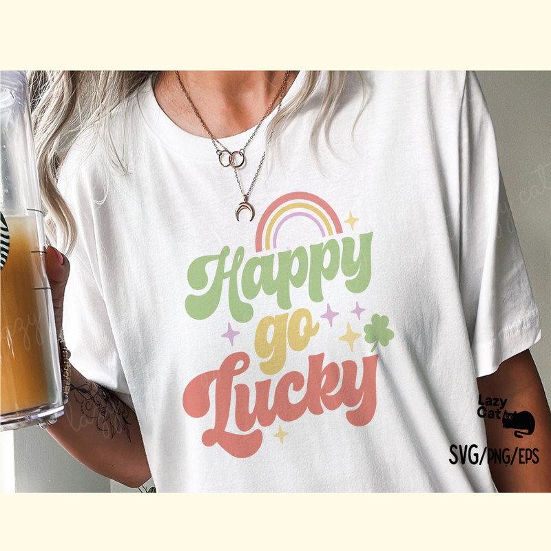 St. Patrick's Day SVG Happy Go Lucky_ 0.png