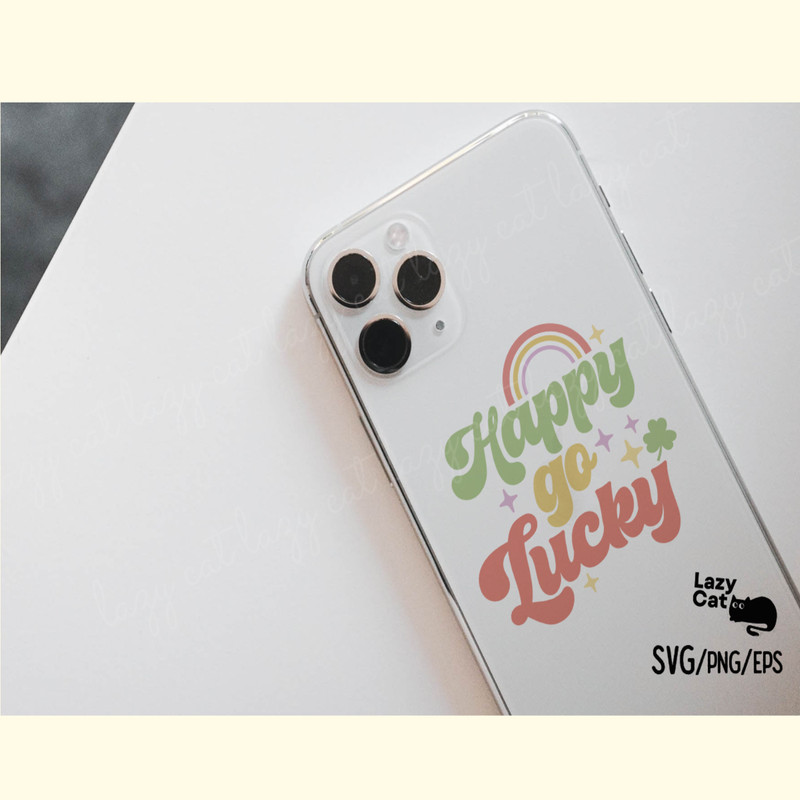 St. Patrick's Day SVG Happy Go Lucky_ 4.png