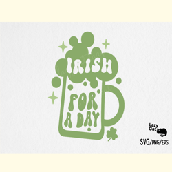 st. patrick's day svg irish green beer